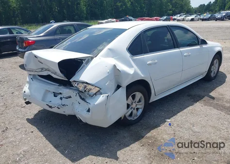 2015 Chevrolet Impala Limited Ls z USA, uszkodzony, nr VIN 2G1WA5E38F1121775